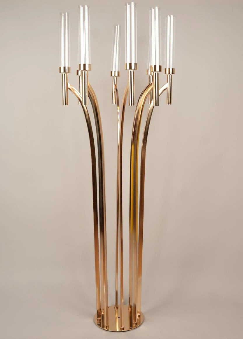 Metal Trophy Candle Stand 95cm